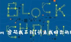 Tokenim 密码找不到？快来找回你的账户吧！