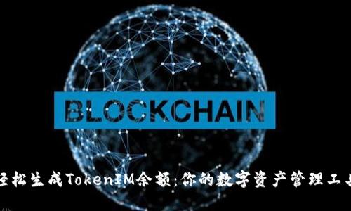 轻松生成TokenIM余额：你的数字资产管理工具